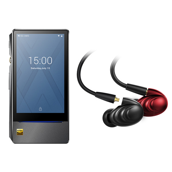 Bundle Sale of FiiO Android-based Music player X7 II with balance am3a with FiiO Triple Driver Hybrid In-Ear Headphone F9