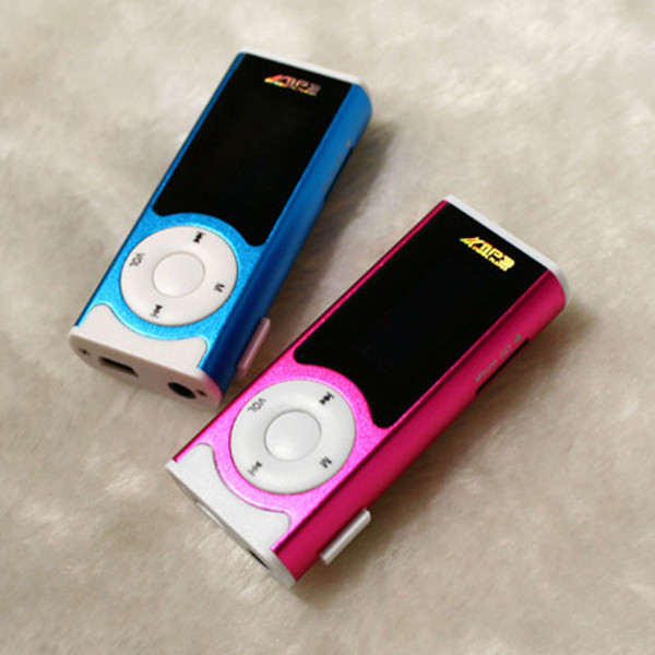 Mini Mp3 Player With LCD Screen Built in Speaker Music Support 2GB 4GB 8GB 16GB 32GB TF card MP3 player MR202