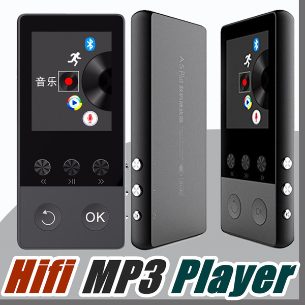 Bluetooth HIFI MP3 Music Player 1.8 inch TFT Screen Sport Walkman with Voice Recorder Pedometer Video E-book FM Radio