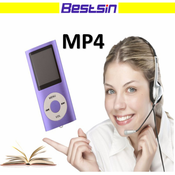 Bestsin Hot Sale MP4 Player with 1.8 inch LCD display Support TF Card Play Music Nice Gift For Friend FM Radio