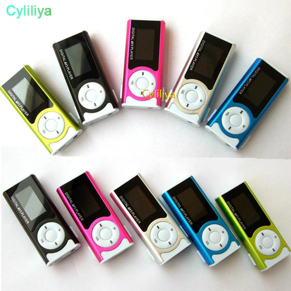 Mini Mp3 Player With LCD Screen Built in Speaker Music Support 2GB 4GB 8GB 16GB 32GB TF card MP3 player new