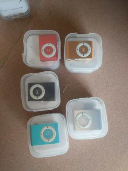 brand New LCD Screen Metal Mini Clip MP3 Player+Earphone+USB Cable with Micro TF/SD Slot Portable MP3 Music Player