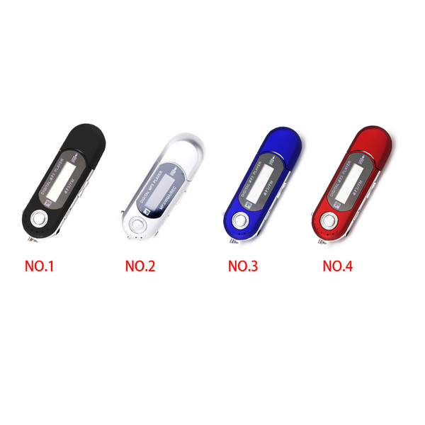 100PCS/lot Portable Mini USB Flash LCD Digital Slot Music Player FM Radio MP3 Player Support Flash 32GB TF Card