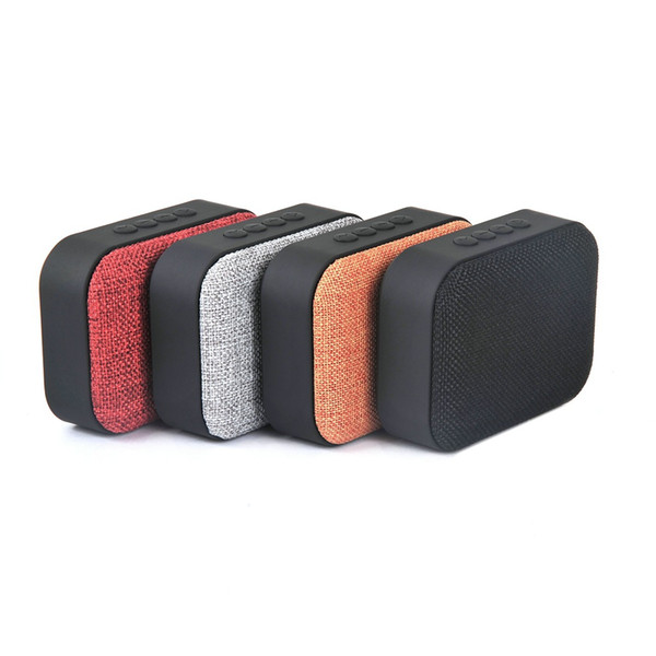 T3 Portable Speaker Outdoor Mini Bass Color Fabric Speaker 3W Stereo HIFI Speakers Assistant Microphone TF Card USB Handsfree MIS T3