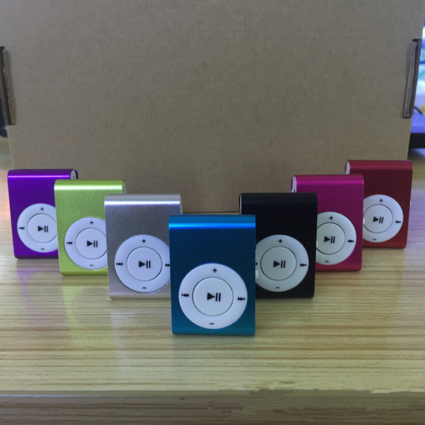 MP3 Player Cheap Colorful Sport mp3 Players Come with Earphone, USB Cable, Retail Box, Support Micro SD/TF Cards