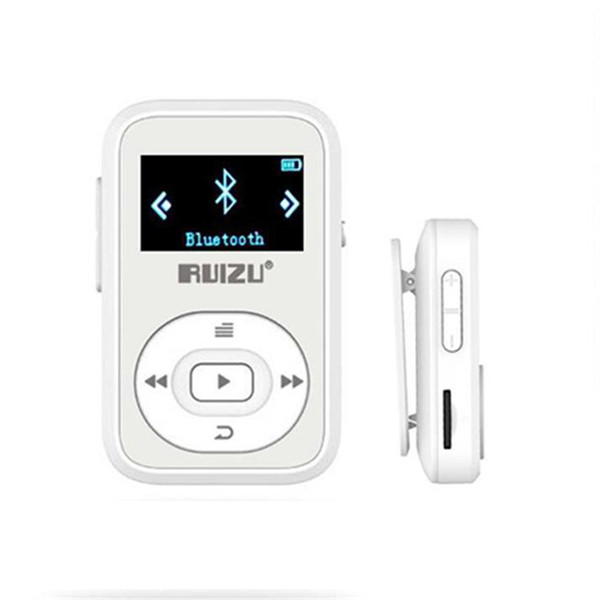 Mini Original RUIZU X26 Clip Bluetooth MP3 Player 8GB Sport mp3 music player with Recorder FM Radio Support TF Card+Free Armband