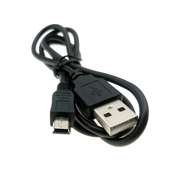 80cm USB 2.0 A TO MINI B 5-PIN 5 pin 5P V3 USB Charging cable cord Lead for MP3 Mp4 Data Charger Cable adapter High Quality FAST SHIP