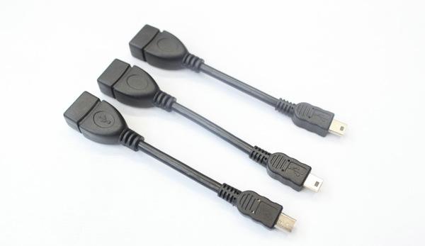 Mini USB Host OTG Cable For tablet pc, GPS, PDA, Moible phone, MP4,MP5