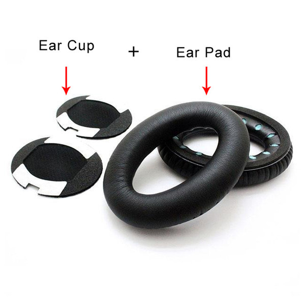 10set/lot Replacement Leather Protein Ear Pads + Ear Cups Cushions Foam Pad for Q15, Q2, AE2, AE2I, Q25 Headphones dirt-resistant case