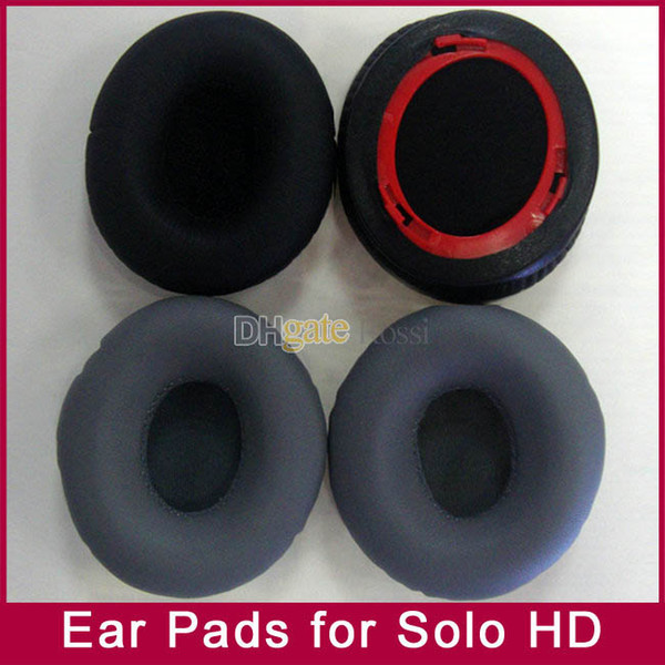 Replacement Ear pads earpad cushion foam pad cover for solo / solo hd headband headphones black / white /gray