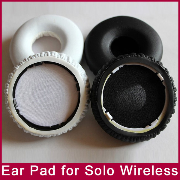 Ear pads Earpad Foam pad Cushion Cover Replacement for Solo Wireless Bluetooth headband headphones MP3/4 Case black / white