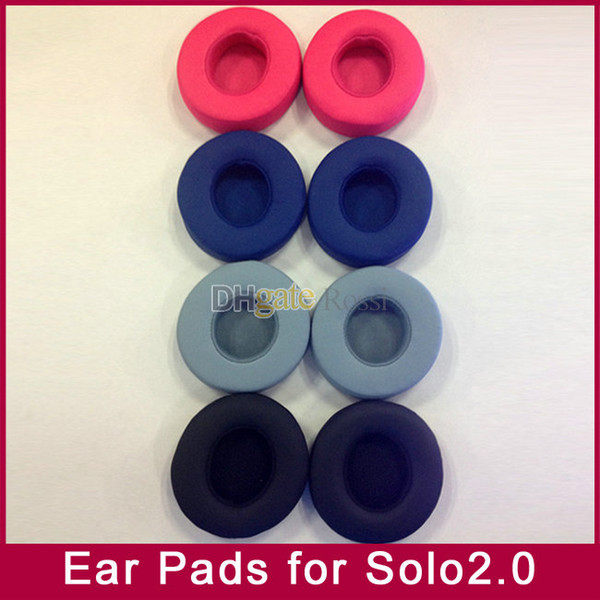 Replacement Ear Pads Foam earpads Cushions pillow cover for MP3/4 player Solo2 solo2.0 wireless headphone headset 6colors