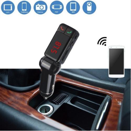 100 PCS/lot Car Bluetooth FM Transmitter Hands Free Bluetooth Car Kit MP3 Audio Player Wireless Modulator USB Charger BC06 for Mobile Phone