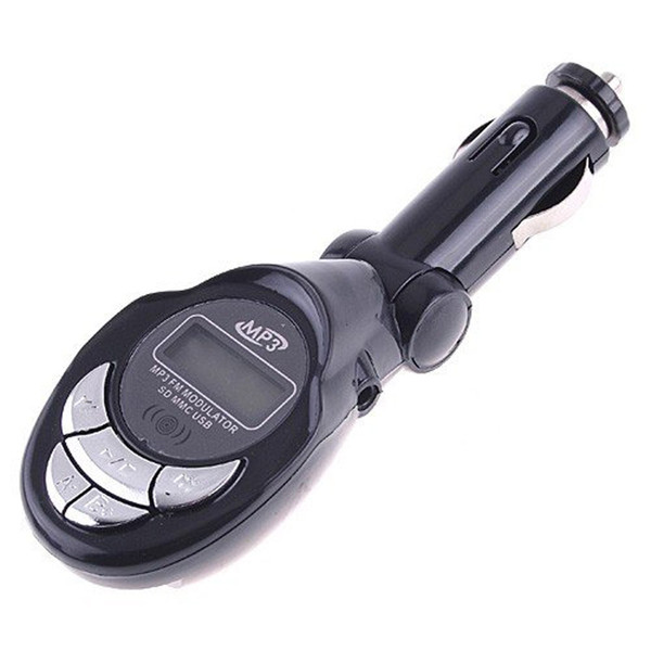 Car MP3 Player FM Transmitter Modulator Remote USB SD MMC Music Player Support SD Card Protable Foldable Free DHL Shipping