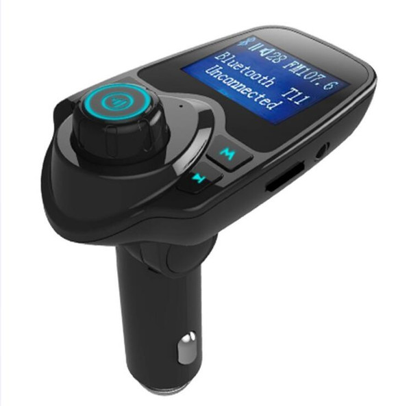 Universal T11 Bluetooth Wireless Car Mp3 Player Handsfree Car Kit FM transmitter A2DP 5V 2.1A USB Charger LCD Display Hot Selling