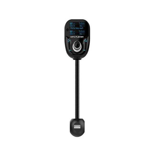 Subwoofer Stereo Monochrome Screen Car Handsfree Bluetooth FM Transmitter MP3 Music Player 1.3 Inch Car Gift