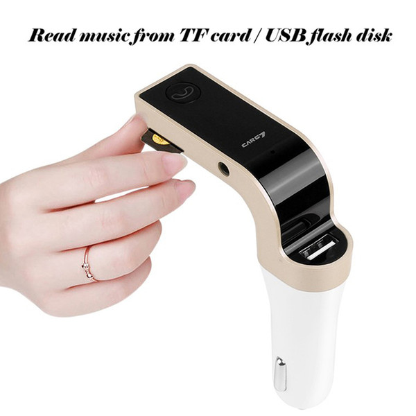 CAR G7 Bluetooth MP3 FM Transmitter Bluetooth Wireless Car Kit Hands Free FM Adapter Transmitter With USB Car Charger hot sale