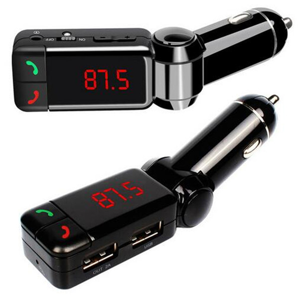 BC06 bluetooth car charger BT car charger MP3 BC06 mp3 MP4 player mini dual port AUX FM transmitter