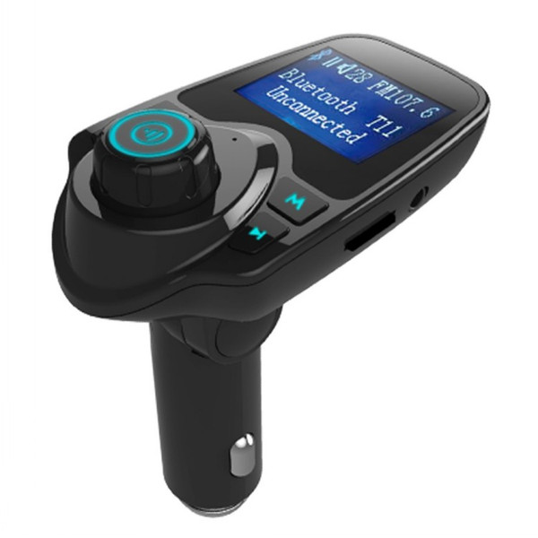 T11 Car Mp3 Player Wireless Bluetooth Fm Transmitter FM Modulator HandsFree Car Kit A2DP 5V 2.1A USB Charger for iPhone Samsung