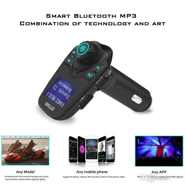 T11 Bluetooth Hands-free Car Kit With USB Port Charger And FM Transmitter Support TF Card MP3 Music Player BC06 BC09 T10 X5 G7 Car Kit