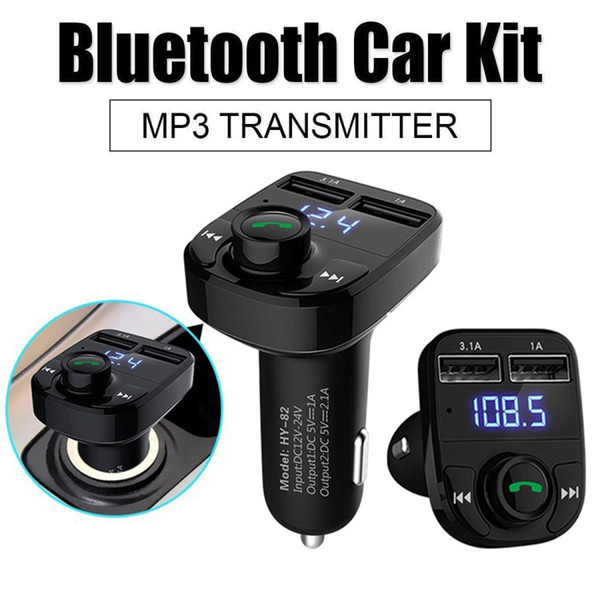 Wireless Bluetooth Car FM Transmitter MP3 Player Dual USB Charger Audio Stereo with Retail Box NEW