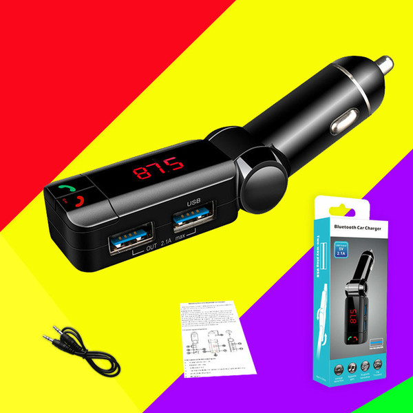 bluetooth car mp3 fm transmitter FM Transmitter Car MP3 Dual USB Charger Bluetooth Player