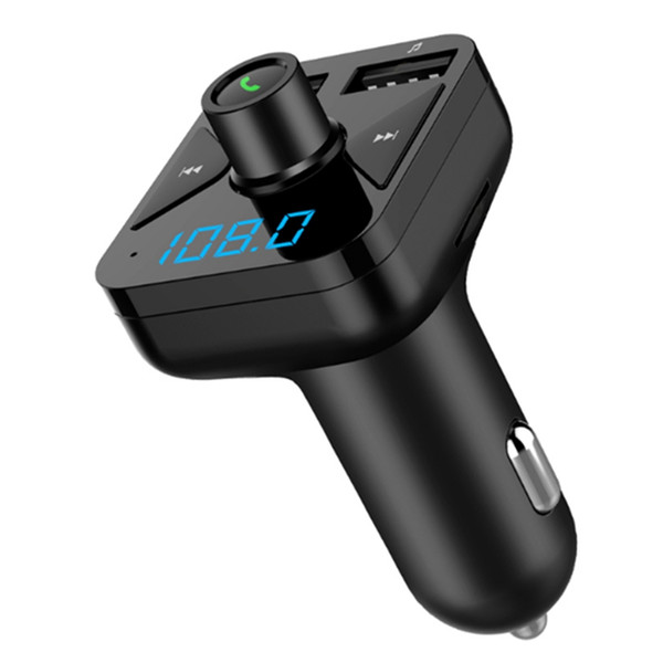 Car FM Transmitter AUX Wireless bluetooth Hands-free MP3 Player Dual USB Charger Folder Switching Noise Cancellation