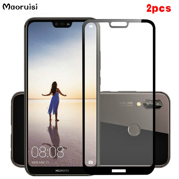 2pcs For Tempered Glass Huawei P20 Lite Screen Protector For Huawei P20 Lite Screen Protector Glass P20 Lite Full Cover Glass