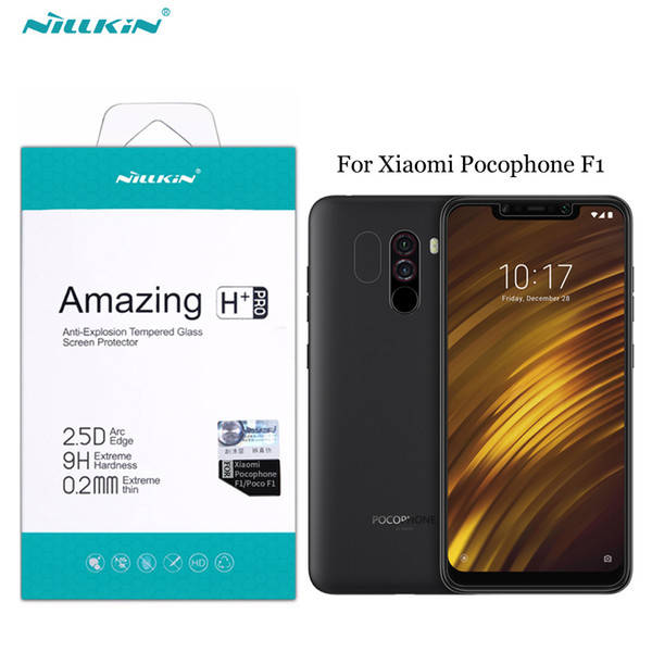 Screen Protector Xiaomi Pocophone F1 Tempered Glass Nillkin Amazing H+pro Anti-explosion 2.5d Glass For Xiaomi Pocophone F1 J190507