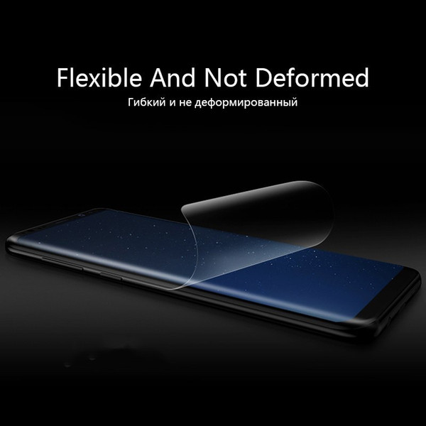 3D Full Cover Screen Protector For Samsung Galaxy S7 S6 edge Note 8 PET Soft Film For Samsung S9 S8 Plus ( Not tempered glass )