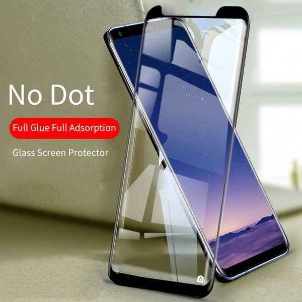 Full Glue Screen Protector For Lg V30 V30+ Full Screen 3d Curved Edge 9h Tempered Glass Protective Film J190505