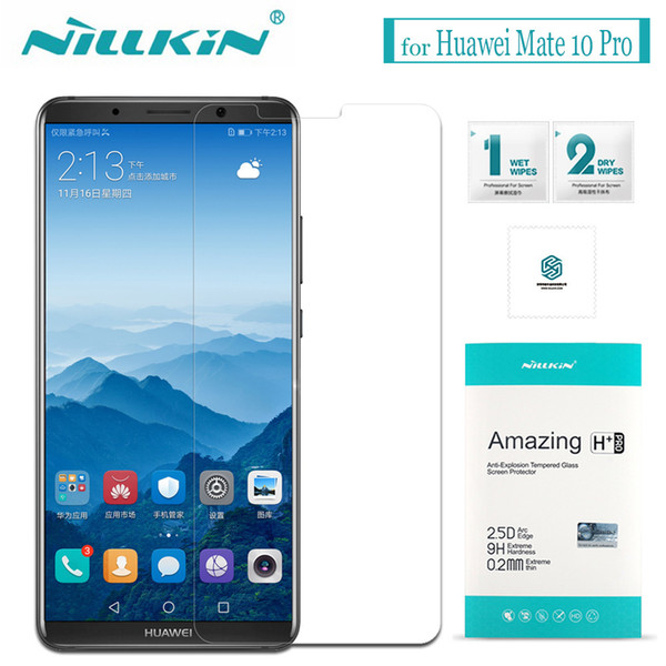 Nilkin For Huawei Mate 10 Pro Tempered Glass Nillkin Amazing H+pro 0.2mm Glass Screen Protector Film For Huawei Mate 10 Pro J190505