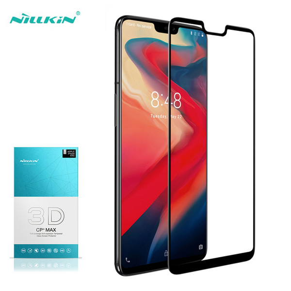 Oneplus 6 Tempered Glass Screen Protector One Plus 6 Full Cover Nillkin 3d Cp+ Max Vidro Pelicula Film For Oneplus6 J190505