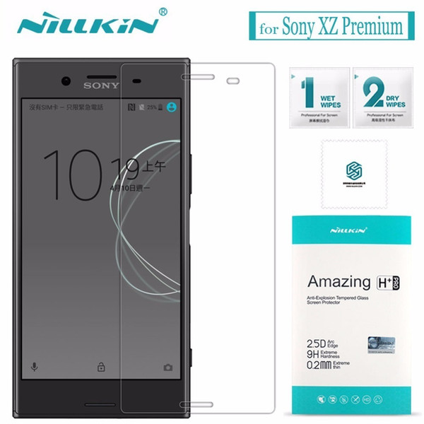 Nilkin For Sony Xperia Xz Premium Tempered Glass Nillkin Amazing H+pro Anti-explosion Screen Protector Film For Sony Xz Premium J190505