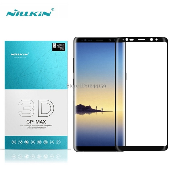 Screen Protector For Samsung Galaxy Note 8 Note8 Nillkin 3d Cp+ Max Anti-burst Full Cover For Galaxy Note 8 Tempered Glass J190505