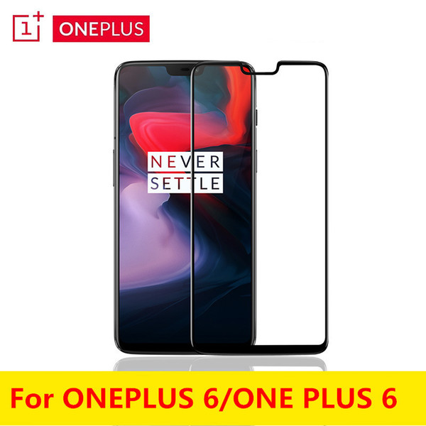 100% Original Oneplus6 Glass 3d Full Cover Tempered Glass From Oneplus Company Screen Protector For Oneplus 6 Free Shipping J190505