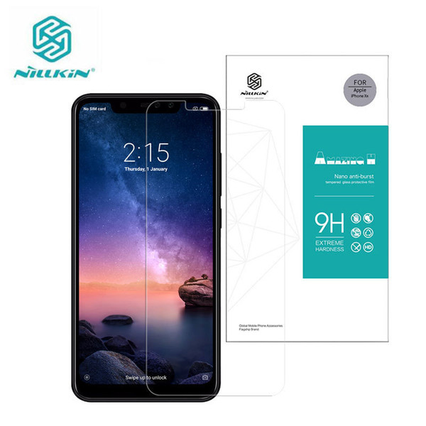 Xiaomi Redmi Note 6 Pro Glass Nillkin H 0.33mm Screen Protector Tempered Glass For Xiaomi Redmi Note 6 Pro Film J190507