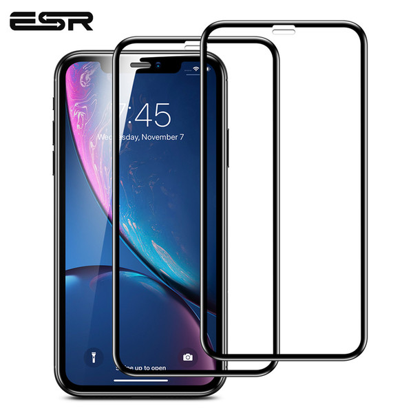 Esr Tempered Glass Screen Protector For Iphone X Xs Xr Xs Max 2pcs/lot 3d Full Coverage Screen Clear Premium Tempered Glass Film J190507