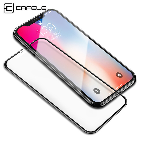 Cafele 4d Full Coverage Phone Screen Protector For Iphone X Xs 10 Nano Tempered Glass For Iphone X 10 Xs Protective Glass J190507