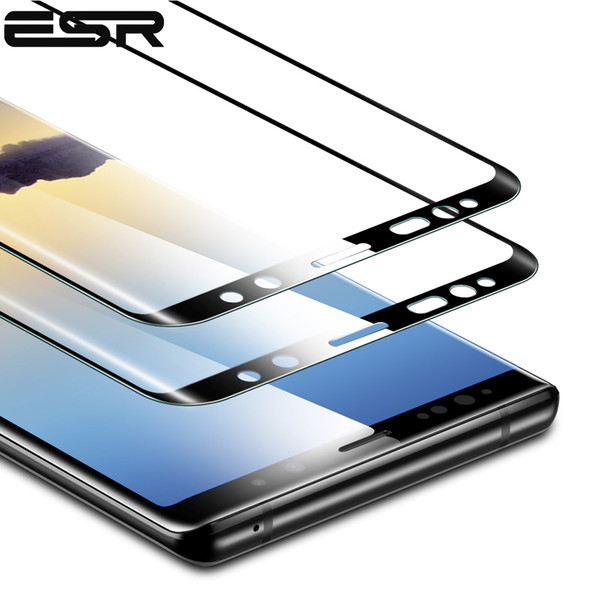 Esr 2pcs/lot 9h Tempered Glass Screen Protector For Samsung Galaxy Note 9 3d Curved Full Cover Friendly Glass Protective Film J190505