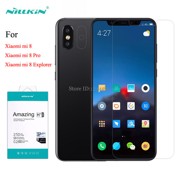 Xiaomi Mi 8 Mi8 Explorer Tempered Glass Screen Protector Nillkin Amazing H+pro H Anti-explosion Glass Film For Xiaomi Mi 8 Pro J190507