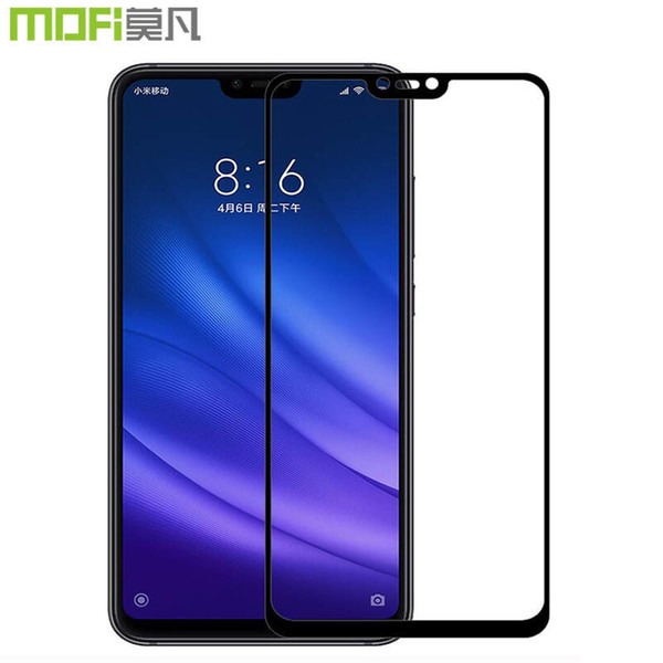 Xiaomi Mi 8 Lite Glass Tempered Full Cover Mofi Original Mi 8 Screen Protector Front Film Protective Guard Xiaomi Mi 8 Pro Glass J190507