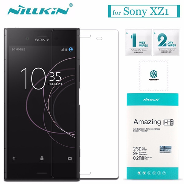 Nilkin For Sony Xperia Xz1 Tempered Glass Nillkin Amazing H+pro Anti-explosion Screen Protector Film For Sony Xz1 J190505