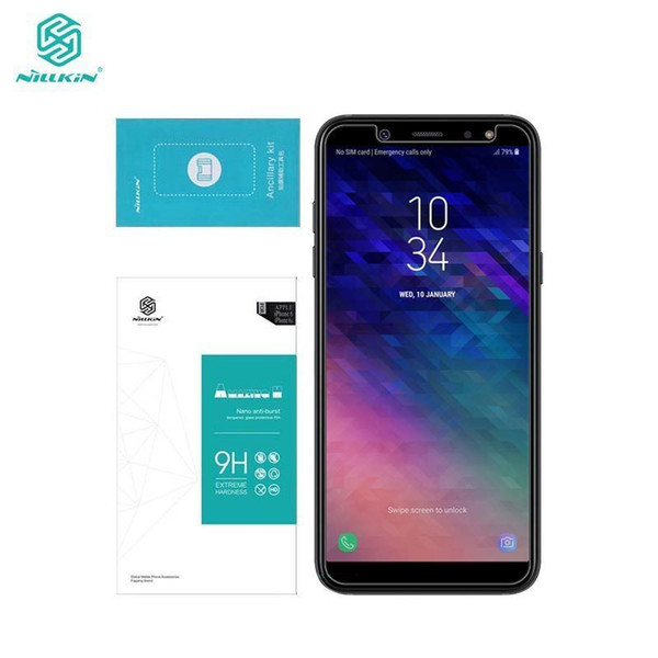 Sfor Samsung A6 2018 Glass Tempered Nillkin Amazing H 0.33mm Screen Protector Glass For Samsung Galaxy A6 2018 J190505