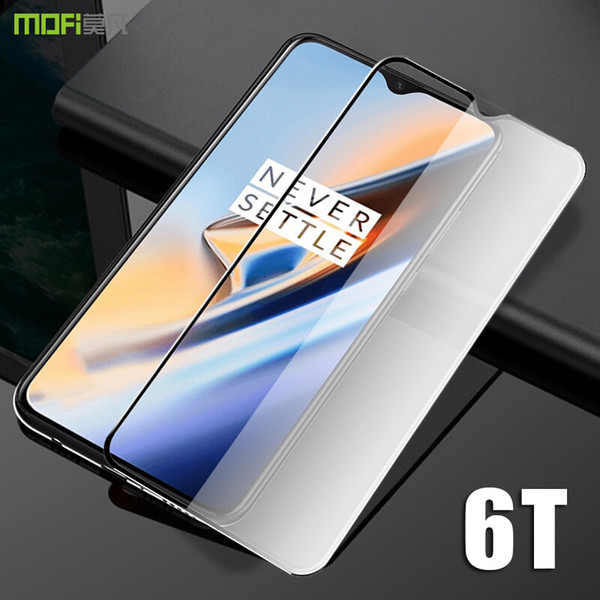 Oneplus 6t Glass One Plus 6t Tempered Glass Oneplus 6t Screen Protector Mofi 1+6t Full Cover Clear Op6t Tempered Glass Film J190507