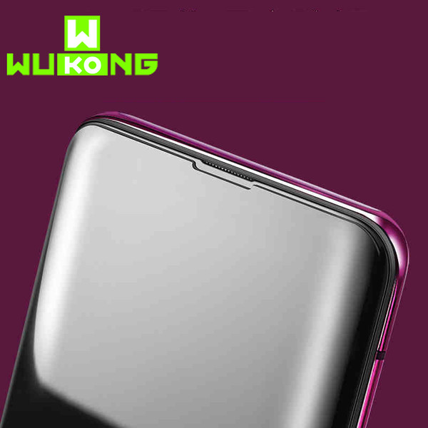 Wukong 2pcs Screen Protector For Oppo Find X Tempered Glass For Oppo R15 Liquid Uv Glue Film Uv Glass Big Light J190505