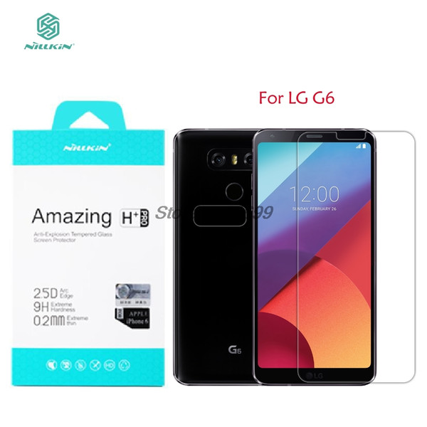 Sfor Lg G6 Tempered Glass Nillkin Amazing H+pro Anti-explosion Screen Protector For Lg G6 With Original Packaging J190507