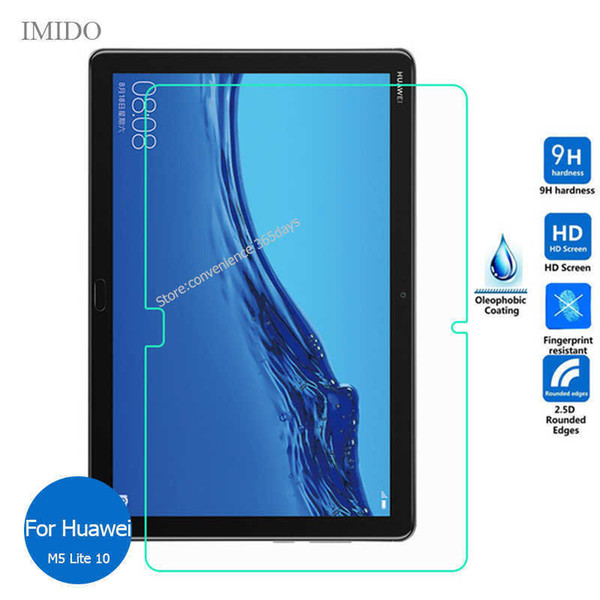 For Huawei Mediapad M5 Lite 10 Tempered Glass Screen Protector 9h Protective Film On Media Pad M5lite 10.1 Bah2-l09 Bah2 L09 J190505