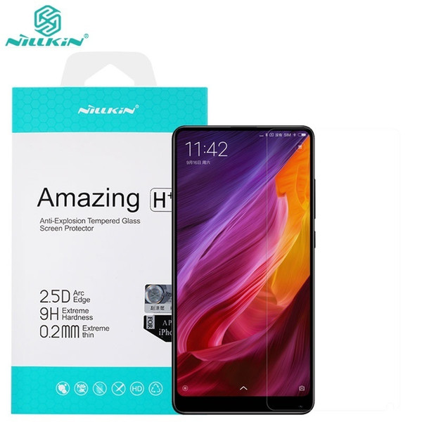 Nillkin 0.2mm Anti-explosion Screen Protector Anti-scratch Tempered Glass Film For Xiaomi Mi Mix 2 And Mi Mix 2s J190505