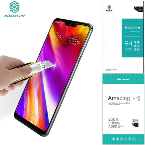 Nillkin Screen Protector For Lg G7 Thinq 9h Anti-explosion H H+pro Tempered Glass Film For Lg G7 Fit / Lg G7 One Glass Tempered J190505